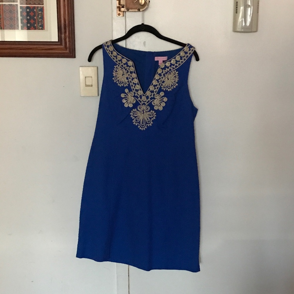 Lilly Pulitzer Bright Blue Dress - VVGU condition